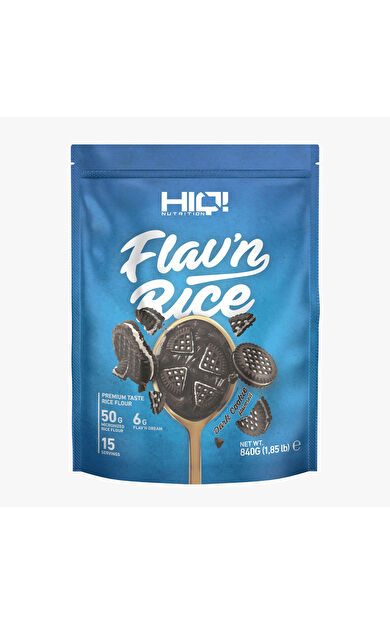 HIQ Flav'n Rice 840g DARK COOKIE FLAVORED
